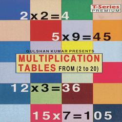 Unknown Multiplication Tables 2 To 20